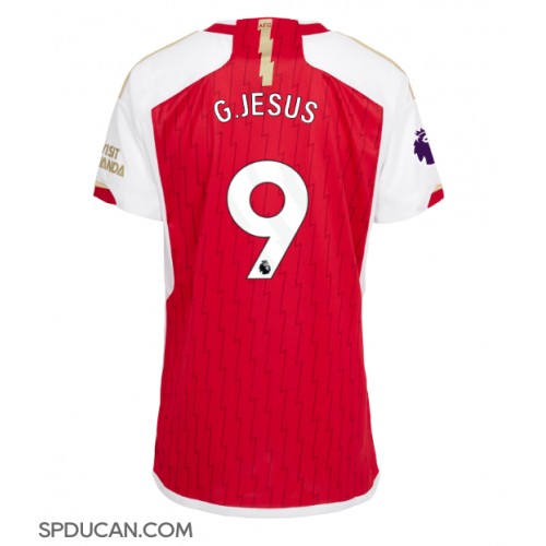 Zenski Nogometni Dres Arsenal Gabriel Jesus #9 Domaci 2023-24 Kratak Rukav